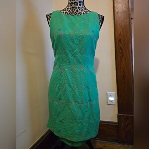 Jessica Howard Vintage Green Floral Dress